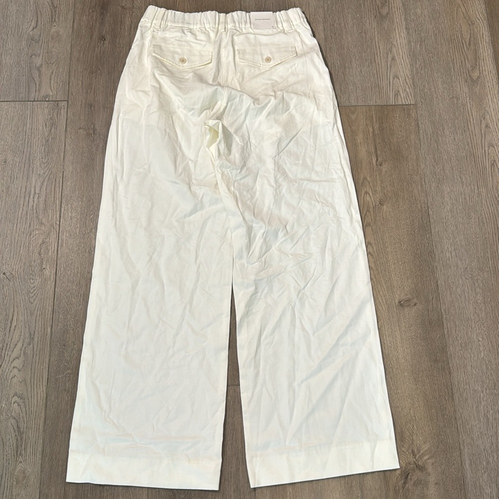 NWT! Banana Republic Ivory The Everyday Wide Leg Pant 🩷 - Picture 6 of 6